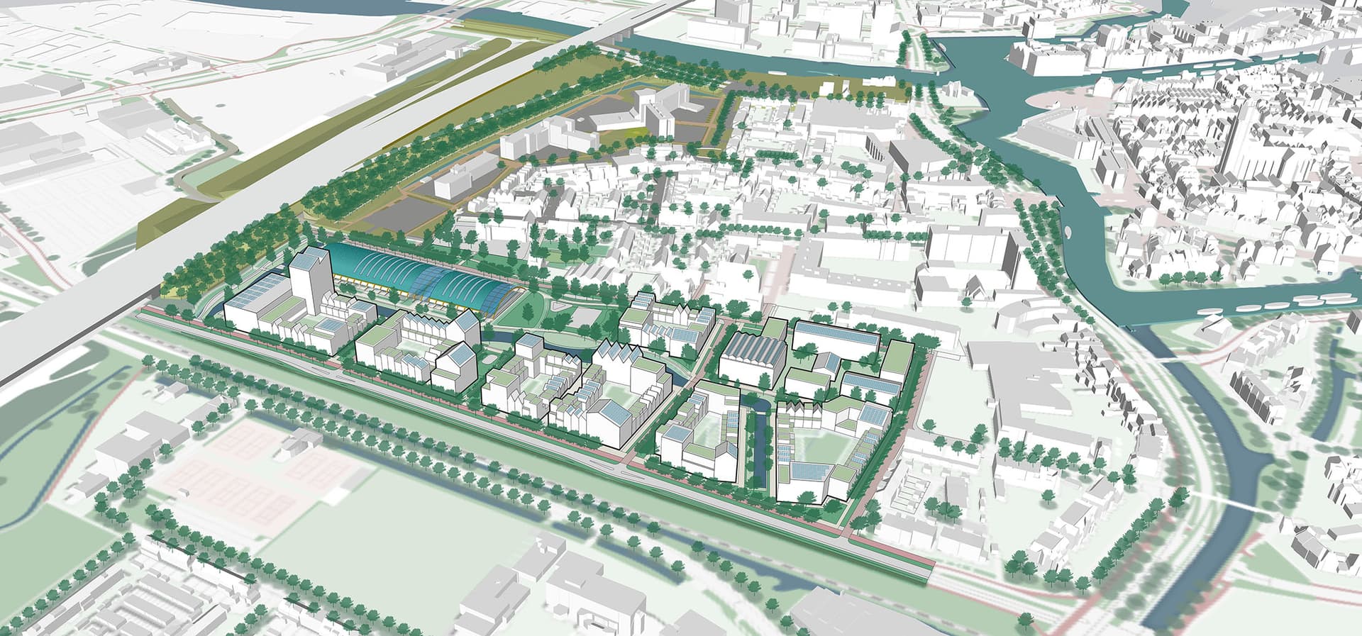Impressie stadsbuurt Nieuwe Veemarkt